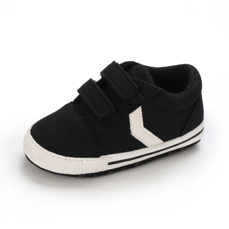 born Baby Boys Girls Classic Sports Sneakers Canvas First Walkers Soft Sole AntiSlip Comfortable Infant Toddler Shoes 251022