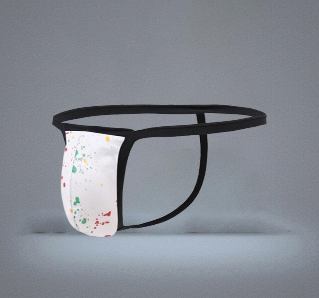 E048 Whole gay men039s sexy underwear lingerie cotton low rise pouch thongs seamless tstrings gstrings panties5505436