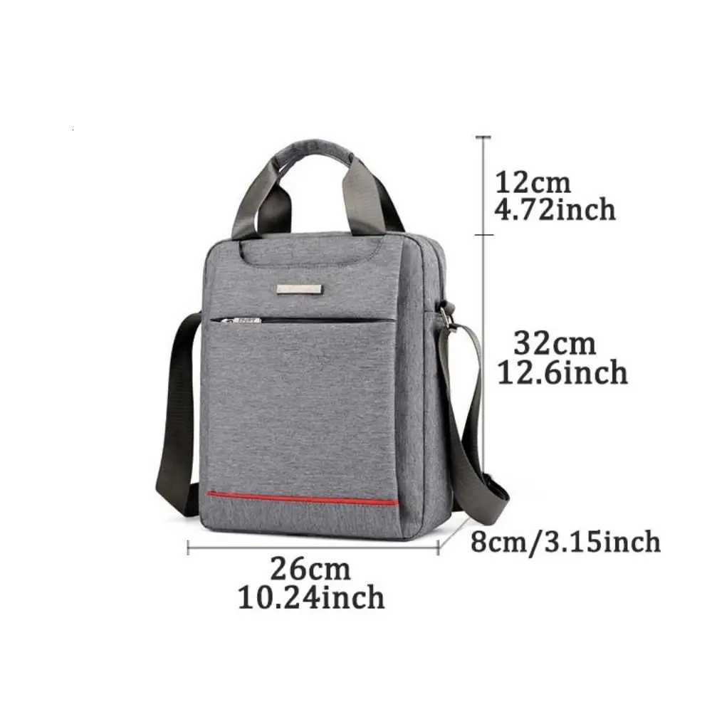 Oxford Business Handbag Shockproof Multifunction Men Crossbody Bag Large Capacity Briefcase Casual Shoulder Bag Travel W251022