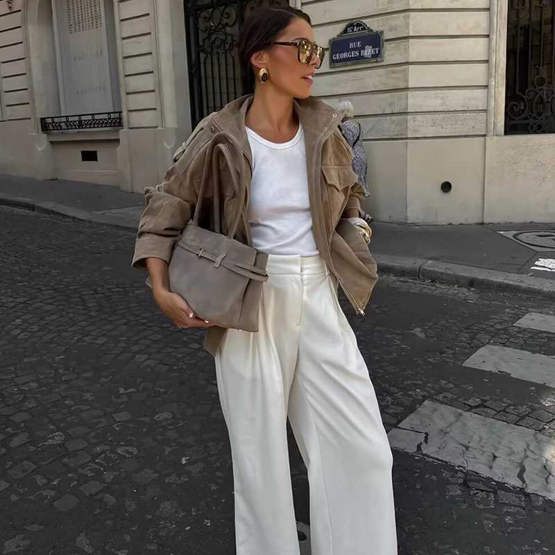 Autumn Womens Jackets 2025 New Coats Fashion Loose Youth Autumn Street Warm Jackets Womens Chic Youth Travel Outerwear Coats1 Y251105