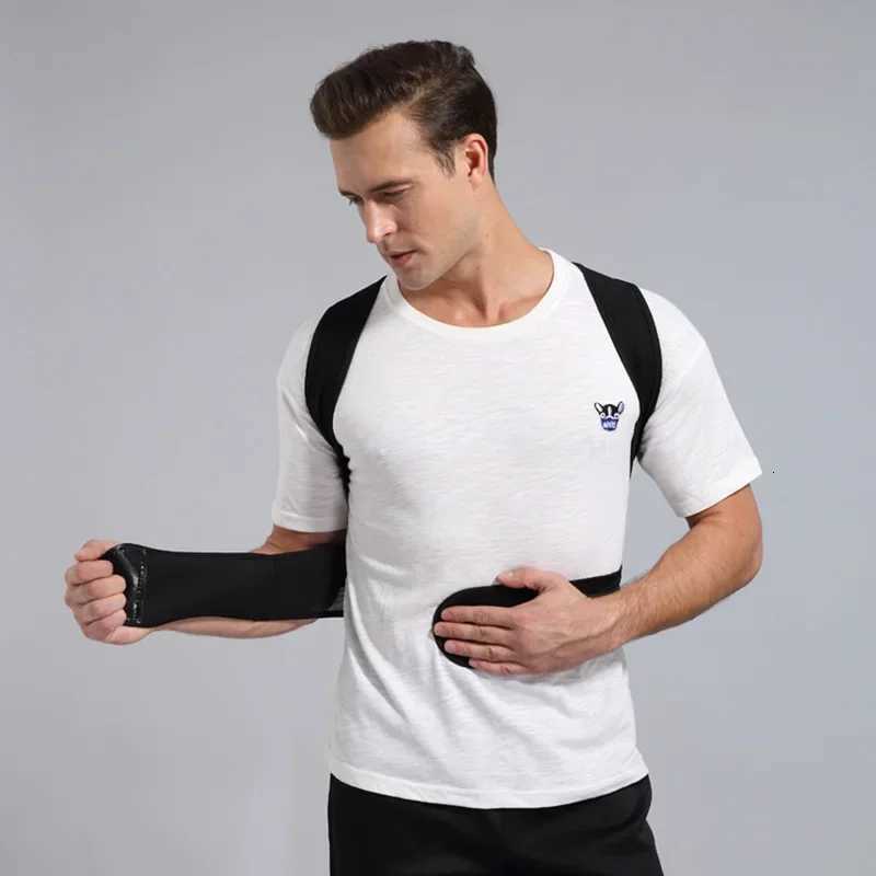 1 unisex posture corrector adjustable spinal alignment support vest breathable shoulder strap D251022