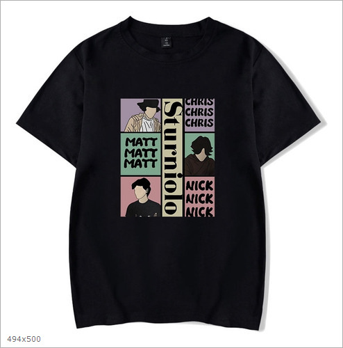 Cotton loose T-shirt American cartoon pattern short-sleeved European and American version - ZJ1459