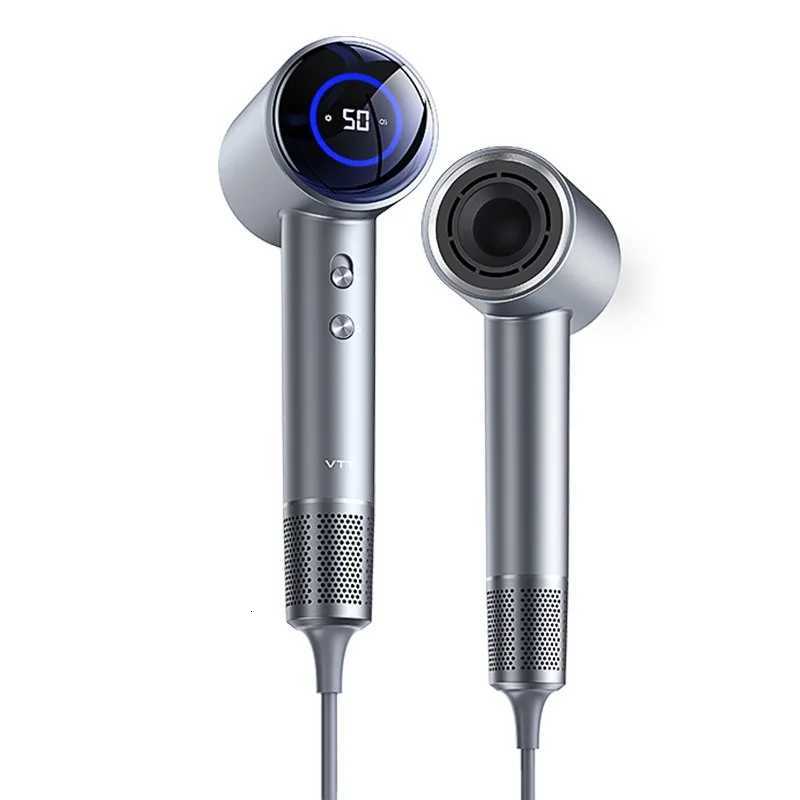 rofessional highspeed hair dryer with negative ions LED display and nozzle 1600W high power constant temperature noise reductionXJ251022