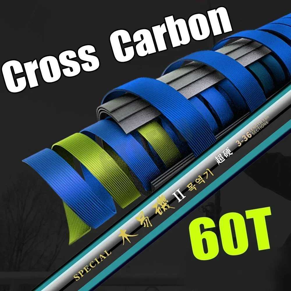 27m72m Fishing Rods High 60T Carbon Ultralight Telescopic Surfcasting Spinning Rock Fishing Rod Coast Sea Fishing FreshwaterW251022