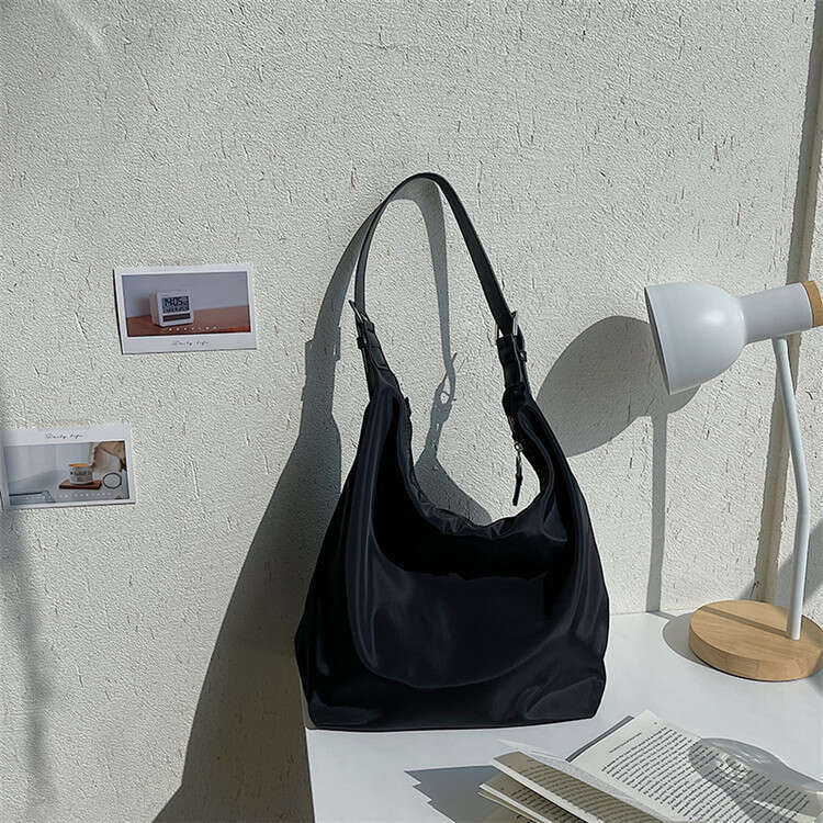 Ins Large Capacity Korean Style Autumn Winter New Women's Shoulder Nylon Fashion Trend Tote Bag B5