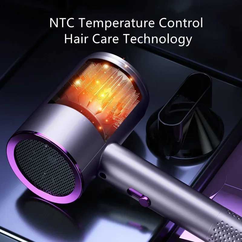 Portable HighSpeed Electric Hair Dryer Low Noise Constant Temperature Fast Drying Negative Ion Air Blower for Salon And HomeXJ251022