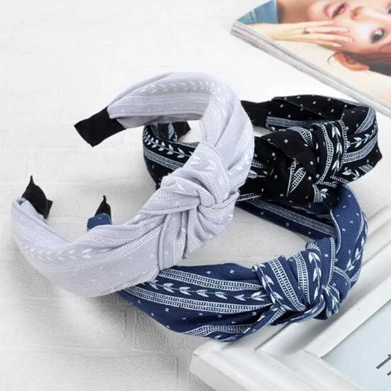 Colors Headband for Women Wide Knot Hairband Girls Hair Headband Hair Hoop Women Hair Accessories Adults Headband Toothed Sale V251022