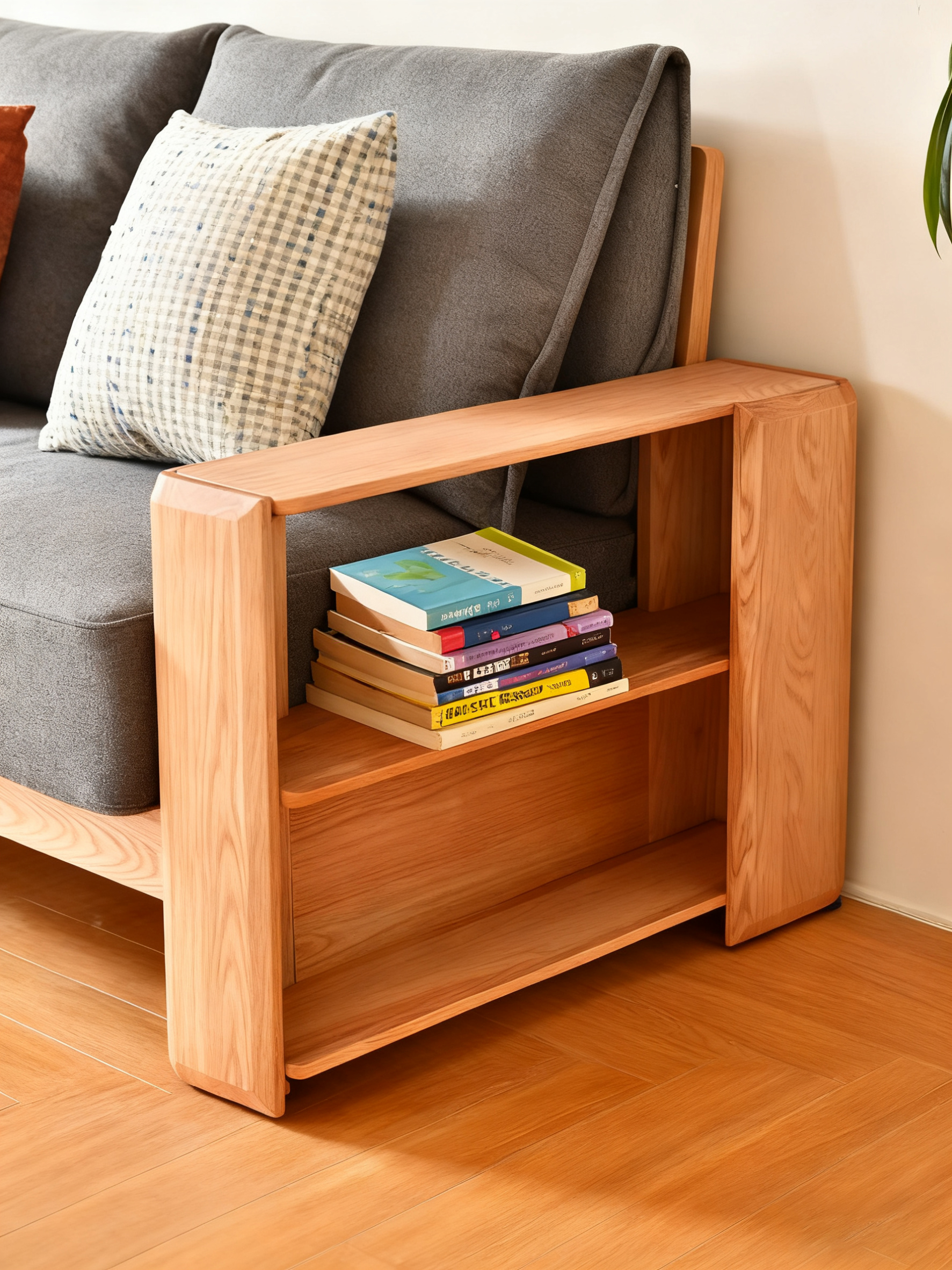 Stylish Hardwood Loveseat with Comfortable Upholstery