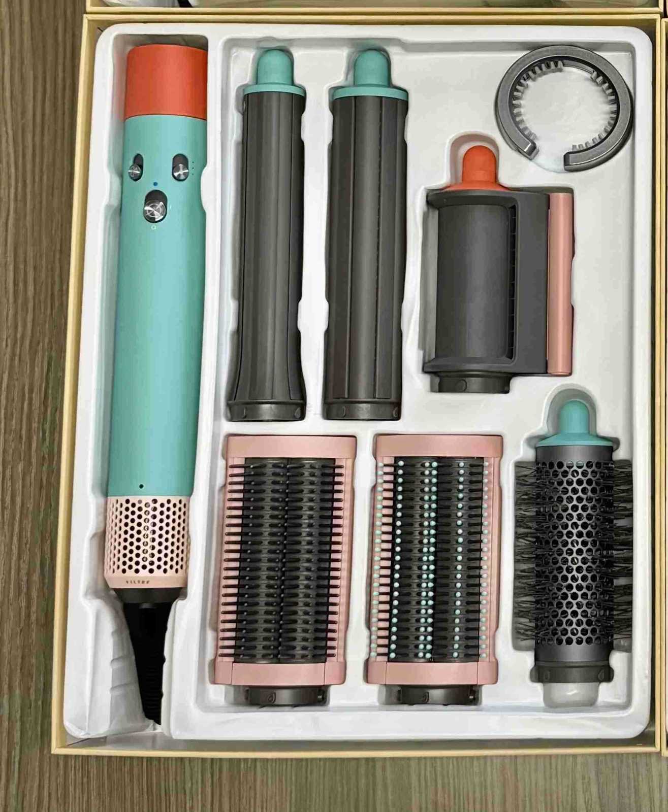 MultiFunctional FourInOne Hair Styling Iron Negative Ion Blow Dryer DamageFree Curling Iron from Huaqiang North Salon Tools Z251023