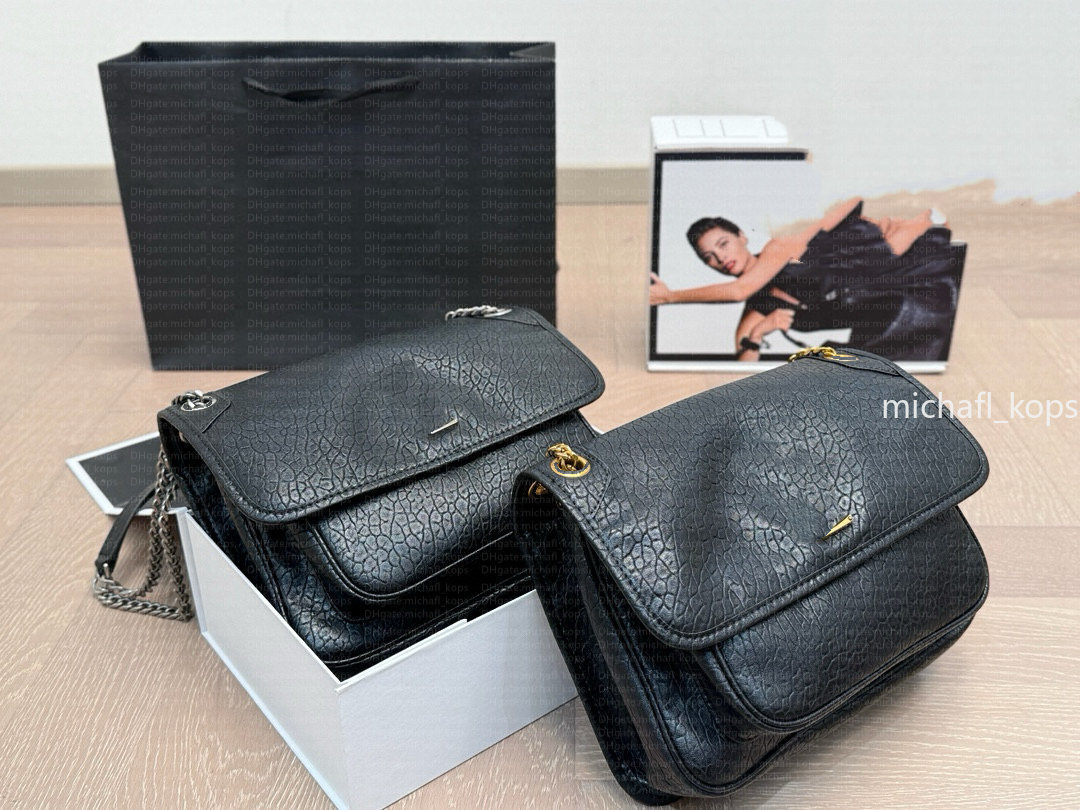 Designer bag Saintlaurentbag 10A chain bag Women's envelope bag Niki bag Shoulder bag Classic crossbody bag Shopping bag Handbag Buckle bag Mirror quality bag
