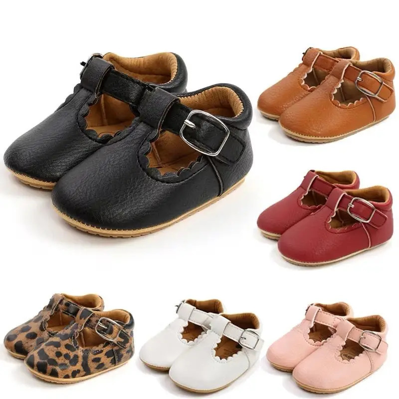 Offtheshelf baby shoes children girls and boys sports toddler nonslip softsoled PU leather for 018 months 251022