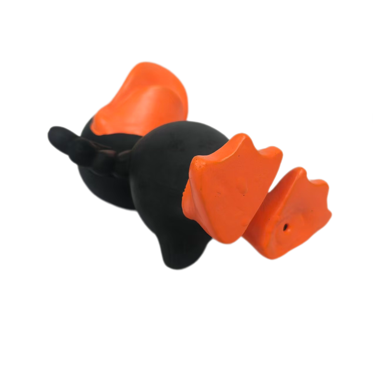 Latex Screaming Duck Dog Toy Soft Natural Rubber Squeaky Chewy Sound Interactive Canine Pet Toys with Bright Colors for Large Dogs 1pc/Pack