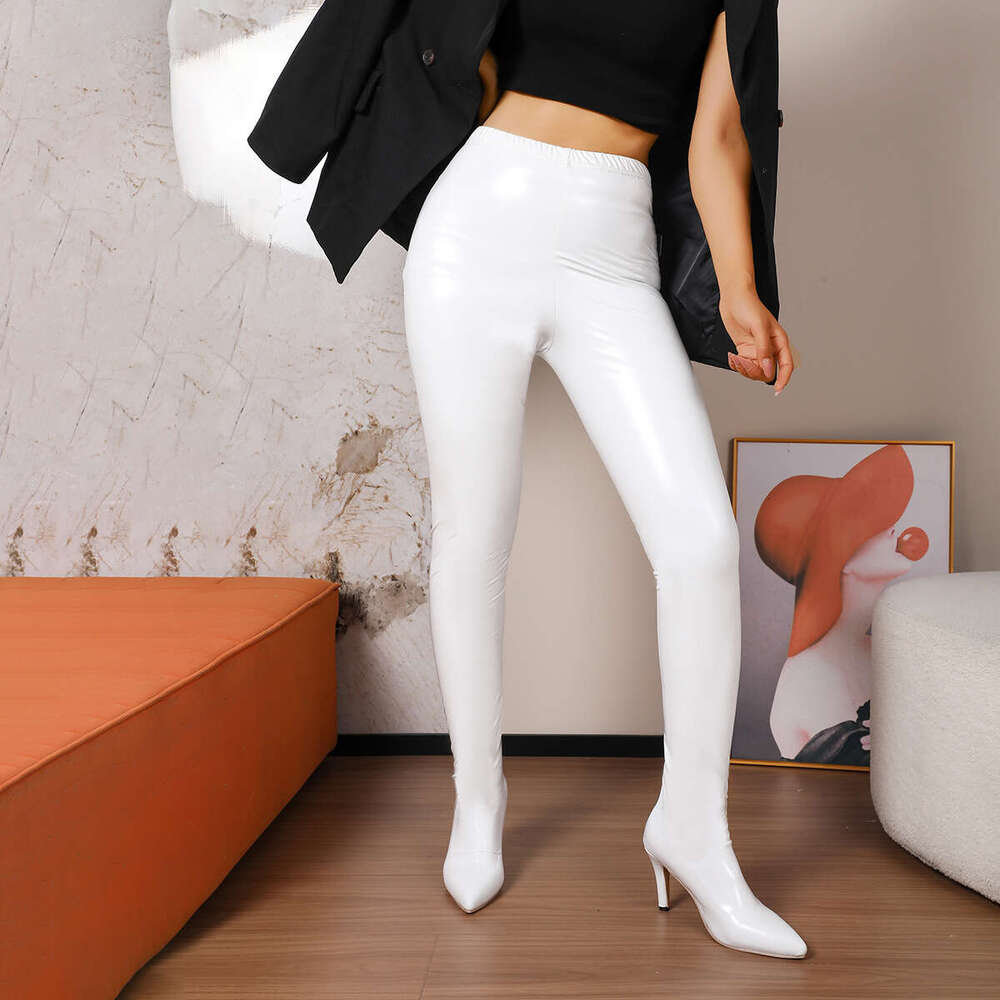 Women's Cover-Like High-Heel Pointed-Toe Solid Color Glossy Clear Toe Heel, Slip-On Mule Dresses, Pants Jumpsuits Comfortable Durable Rubber Sole