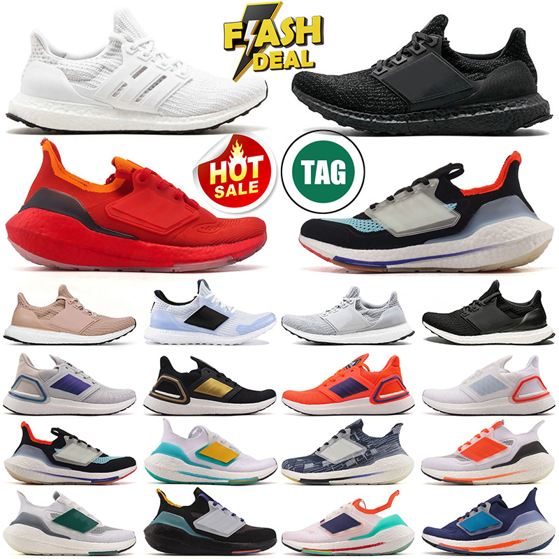 boosts 20 21 UB 1.0 4.0 Running Shoes Men Women Ultra Core Triple Black White Laser Red Mens Trainers Outdoor Sports Sneakers size 36-45