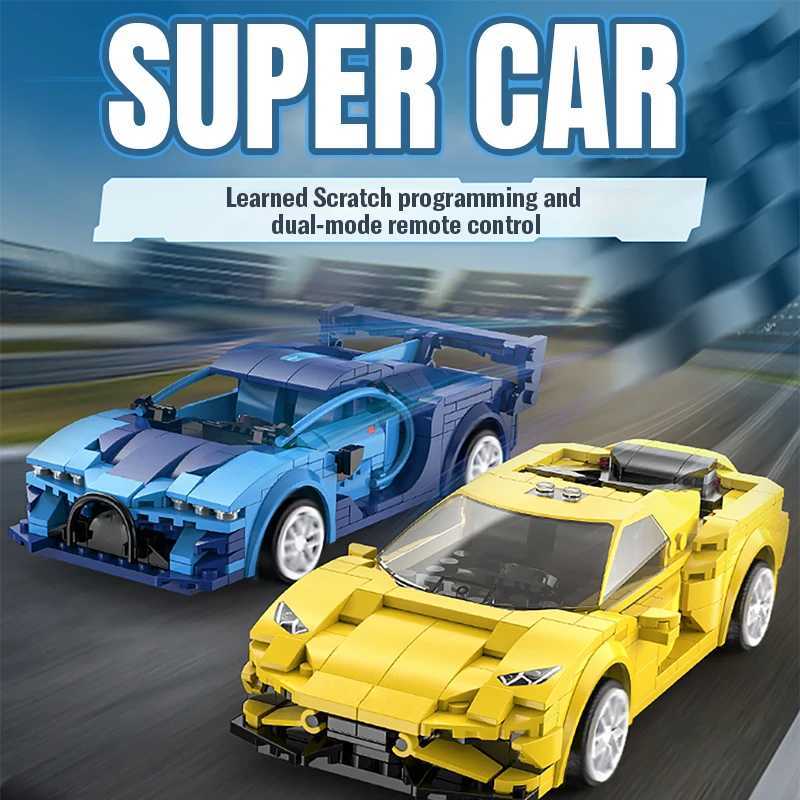 Cada City APP Programming Remote control Sports Car Model Building Blocks RC Racing Car Bricks Gifts Toys for children J251022