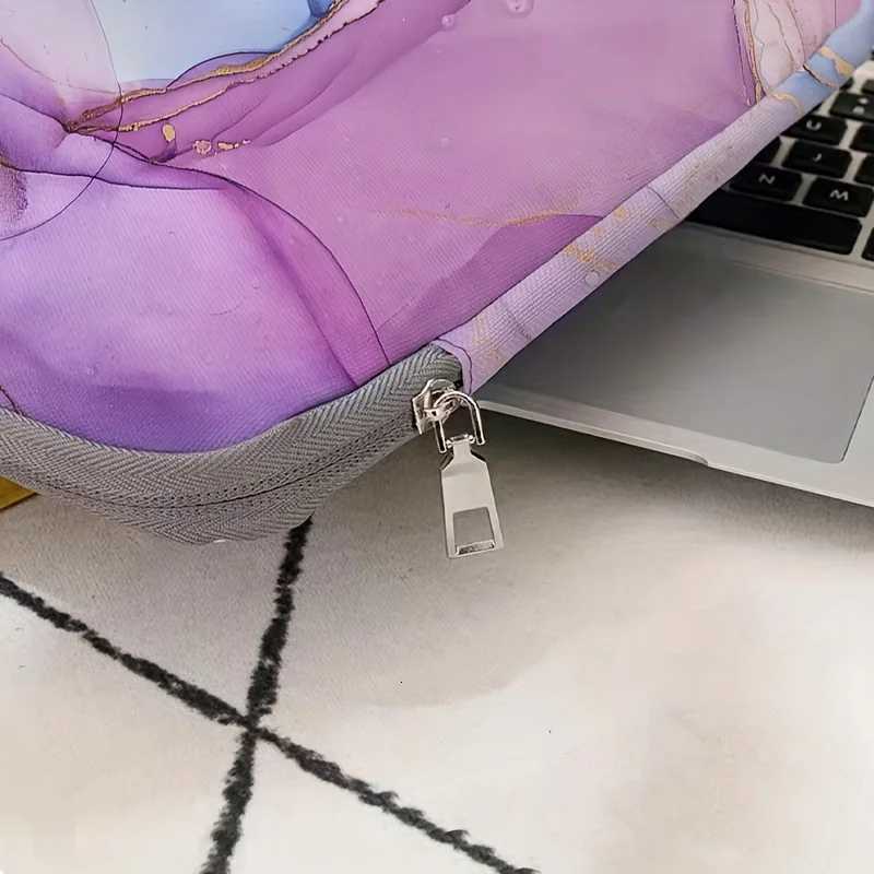 1piece set marble print pattern laptop bag briefcase suitable for 14 inch laptops fixed laptop bag W251022