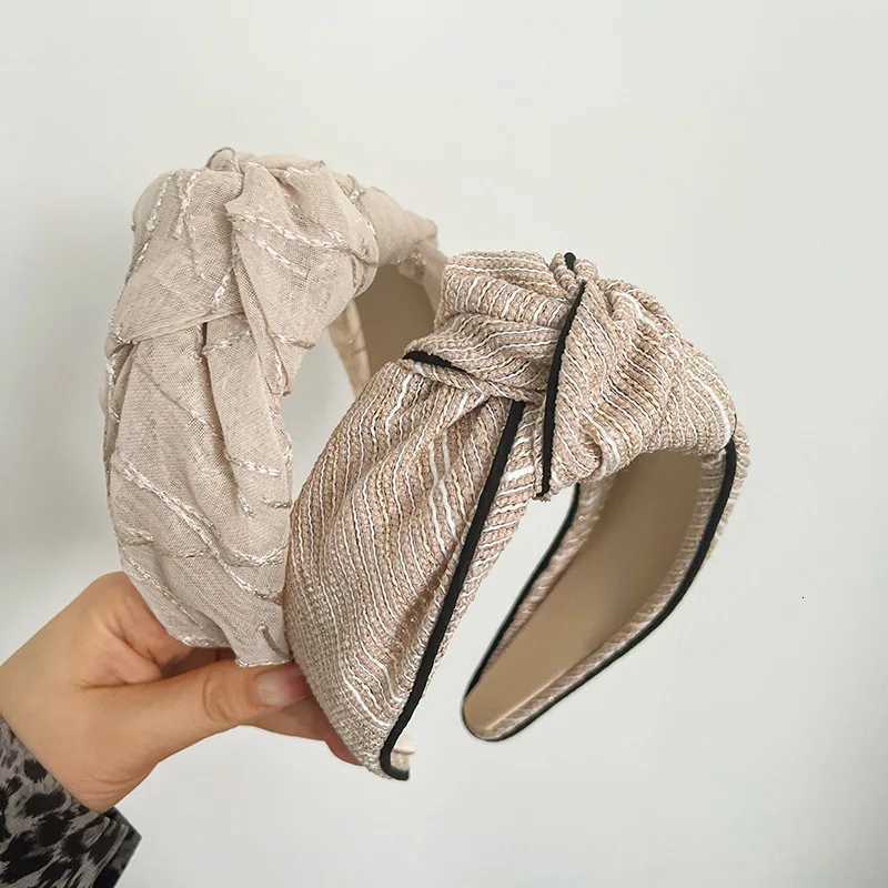 Women Girls organza Big Knot Hairband Scrunchies Set Headband Adult Hair Accessories Hair Jewley V251022