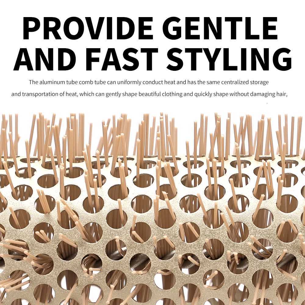 New Type 35cm Styling Comb Hair Protection Hair Roller Brush Salon Blowout Volumizing Tool for Long Thick Hair Heat ResistantXJ251022