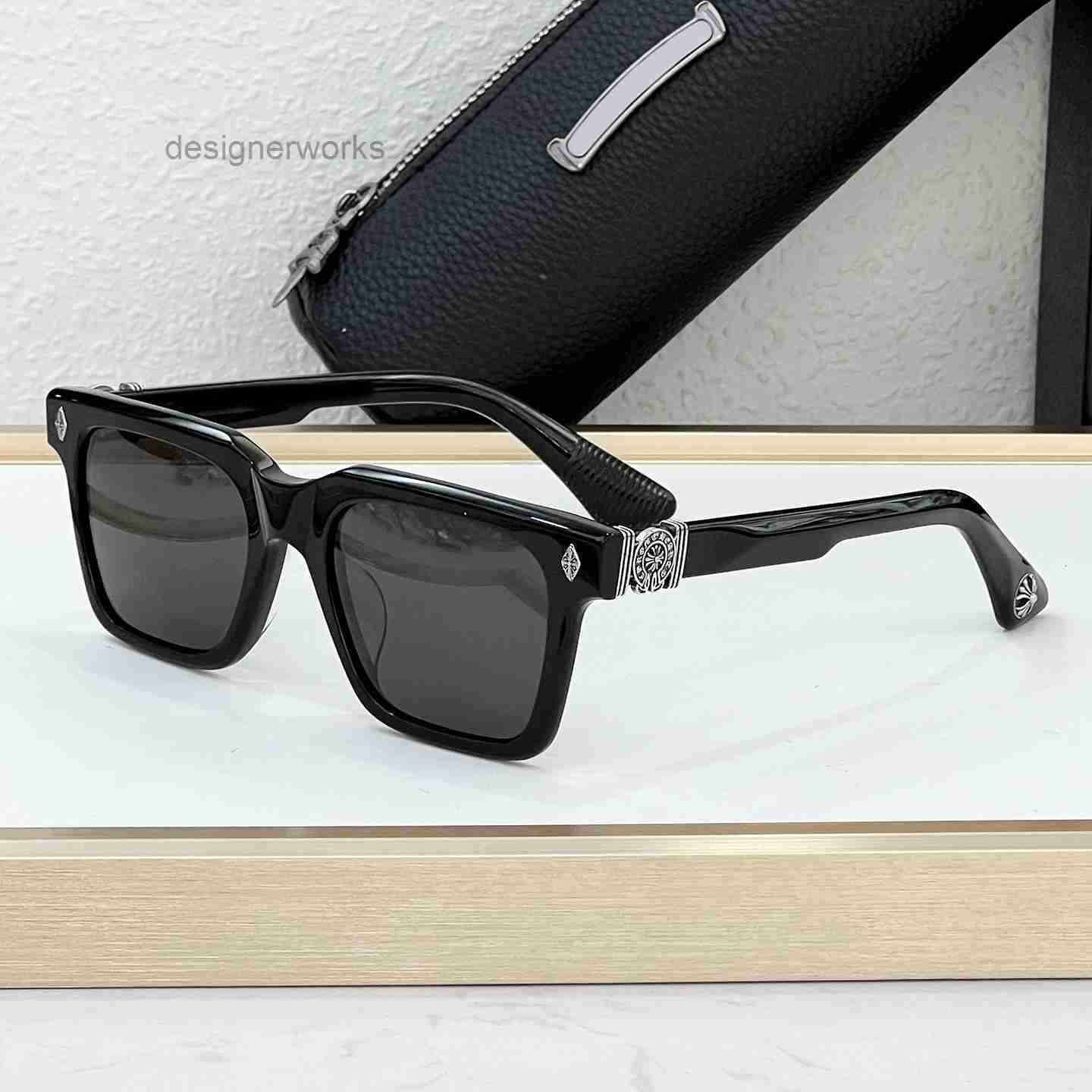 designer luxury crome chrome hearts heart glasses for men women Chromeheartsglases chromehearts HALLLAMANSS Luxury Fashion Glasses Frame Kejia ch Vacation NIOQ