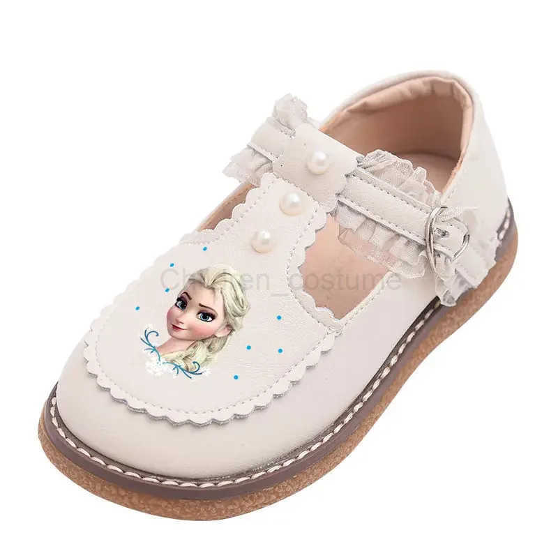 Disney Girls Leather Shoes Lolita Princess Shoes Soft Sole Shoes Spring Childrens Leather Spring Autumn Little Girl Shoes H251022