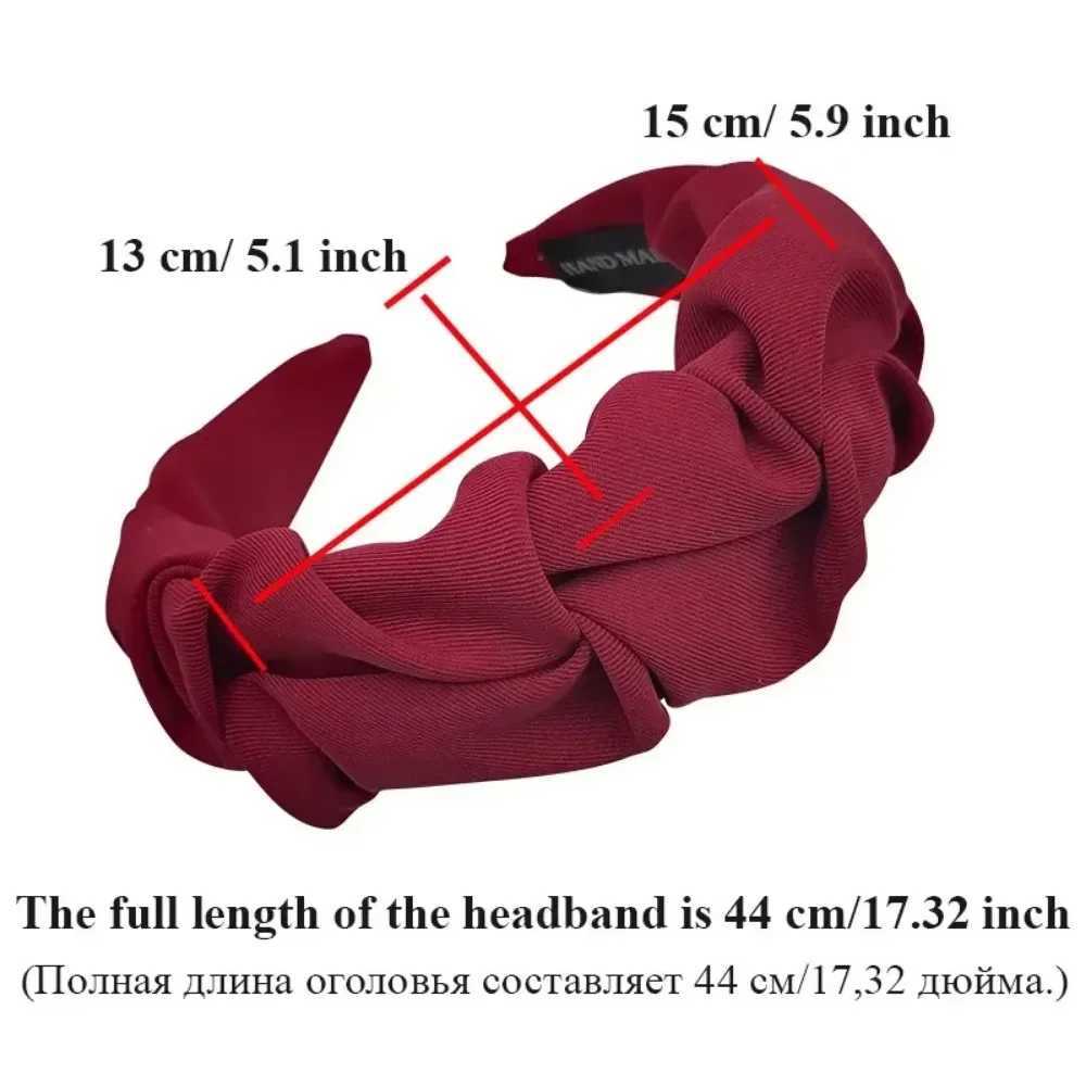 Fashion Hair Hoop Hair Bands for Women Girls Flower Solid Color Headbands Designer Wide Hairband Hair Accessories Headwear V251023