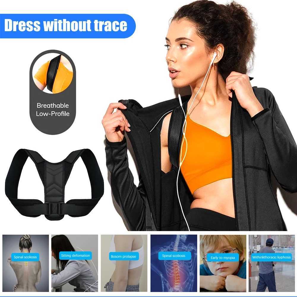 1pcs Back Posture Correction Belt Hunchback Corrector Adult Men and Women Sitting Posture Correction Belt Shoulder Straight Back1 D251022