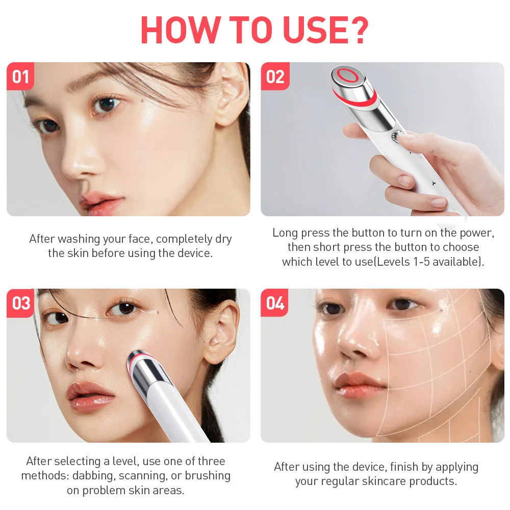 AgeR Booster H Skin Care Home Beauty Device Skin Care Tools Anti Aging Microcurrent Lift Face Care Therapy 251016