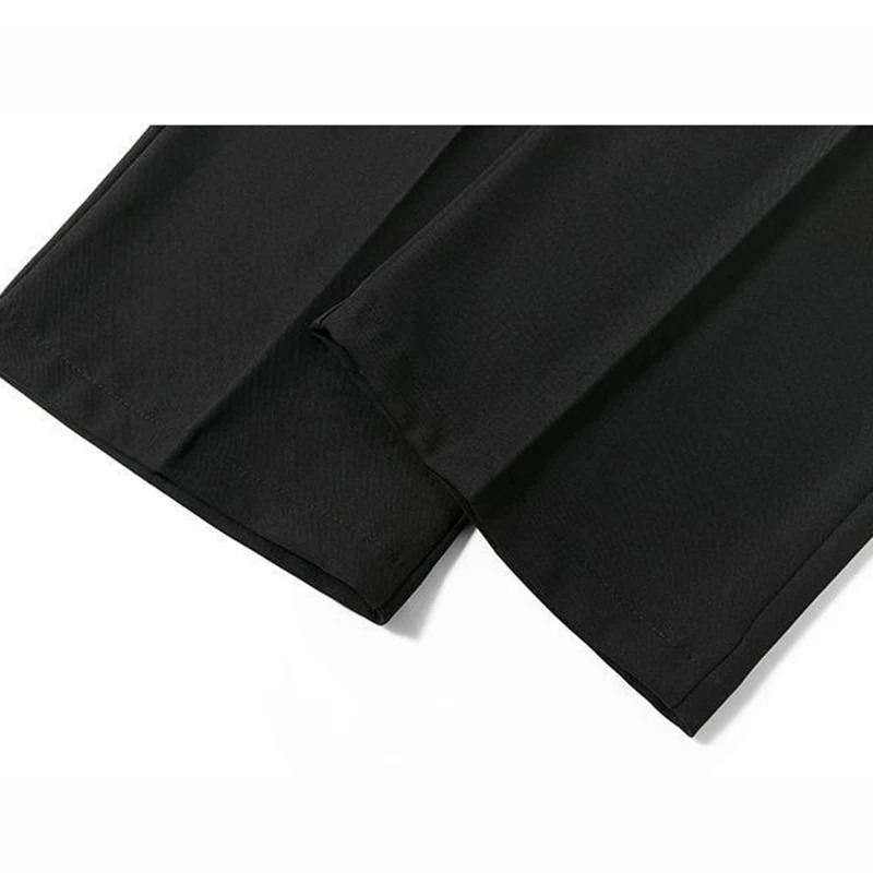 Spring Women Lace Up Straight Leg Suit Pants Female Solid Color High Waisted Trousers Lady Chic All Match Work Pants 251022