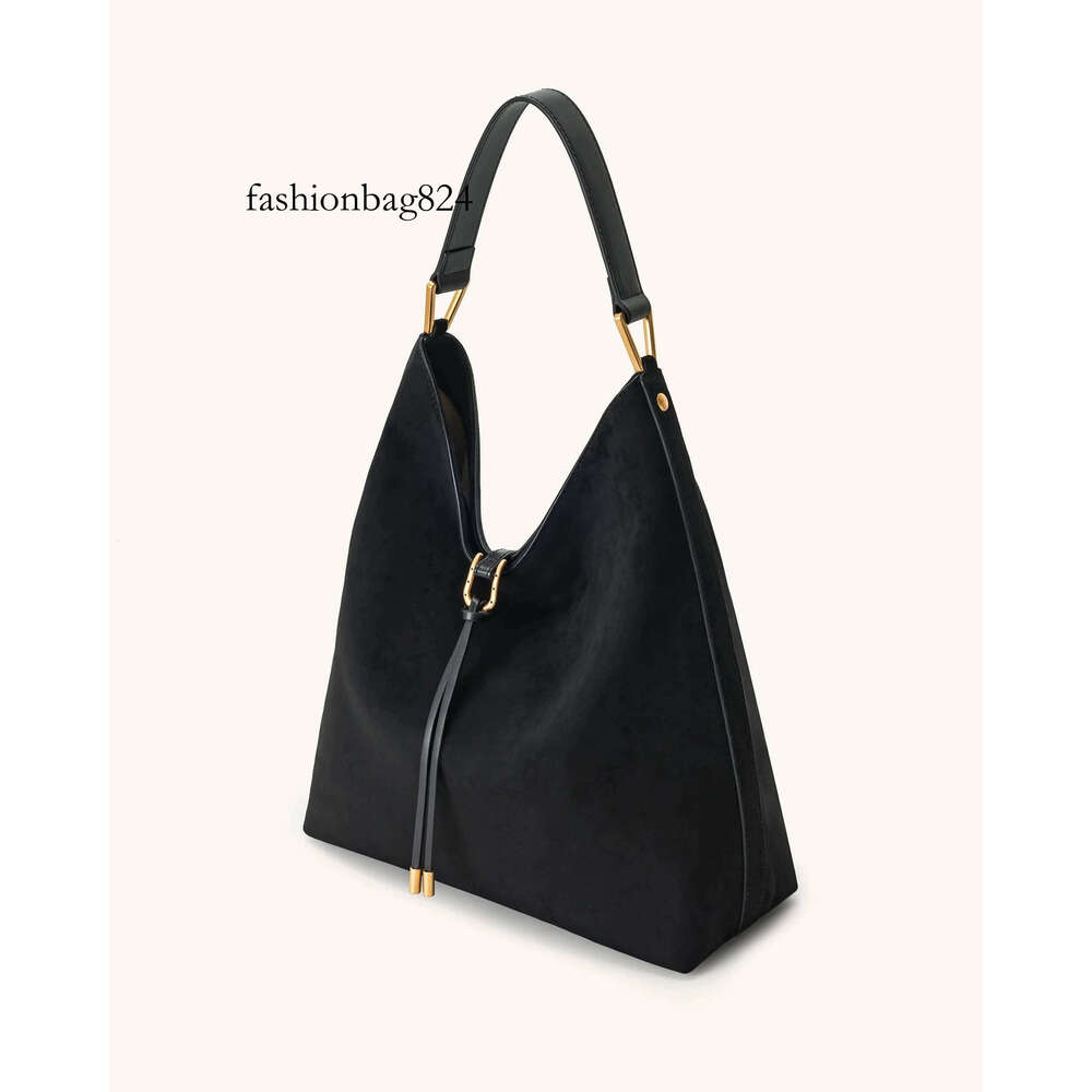 Aria Faux Suede Shoulder Large Capacity Solid Color Underarm Simple Casual Commuter Bag Designer Bags