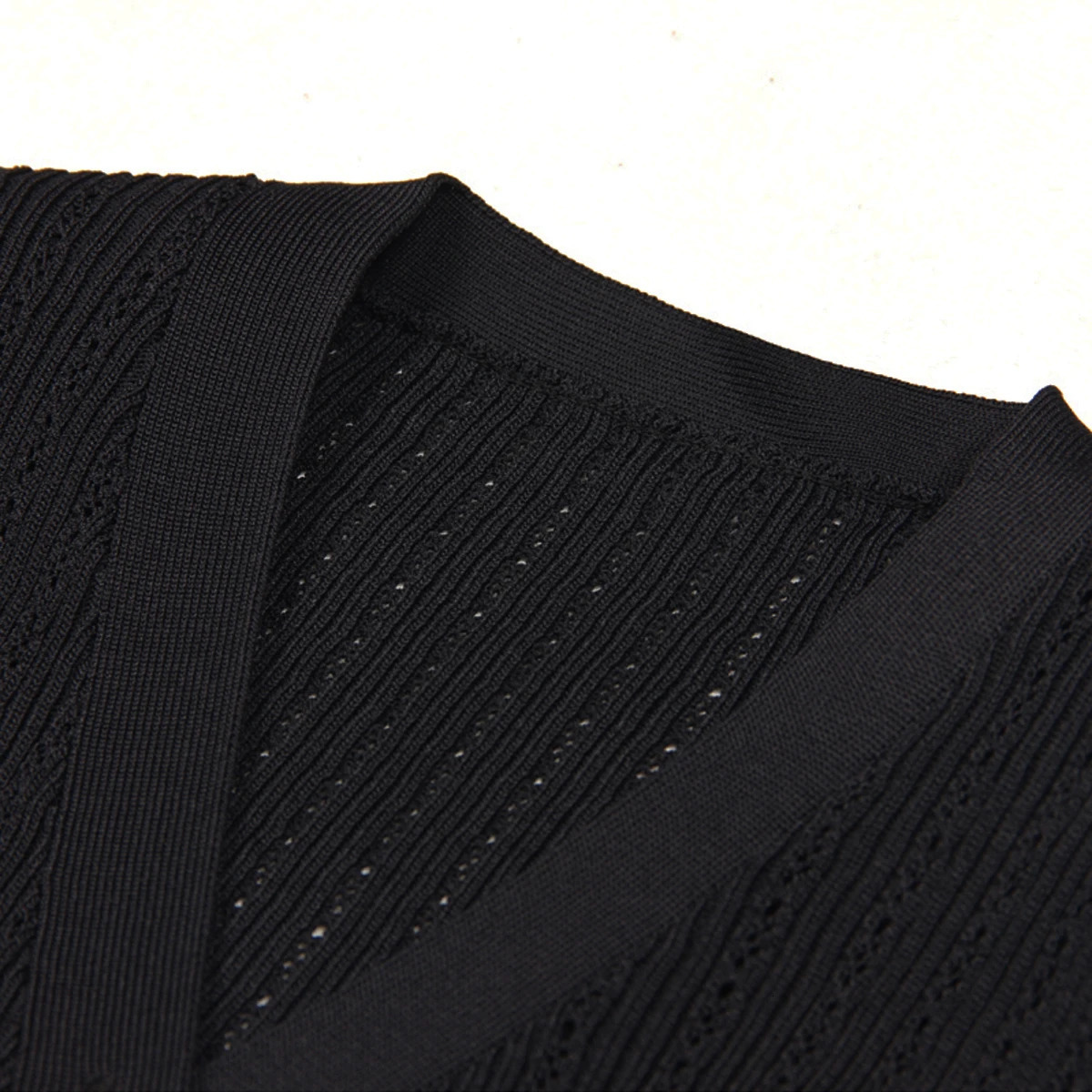 Five Color High Version Diamond Button Versatile Short Sleeved Knitted Top Cardigan Fish Tail Slim Half Skirt Set 251020