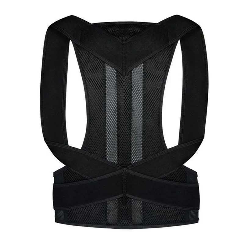 1 unisex posture corrector adjustable spinal alignment support vest breathable shoulder strap1 D251022