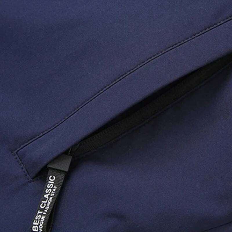 New Padded Cotton Clothing Fashion Casual Solid Color Windproof Lapel Long-Sleeved Jacket Street Beat Men's