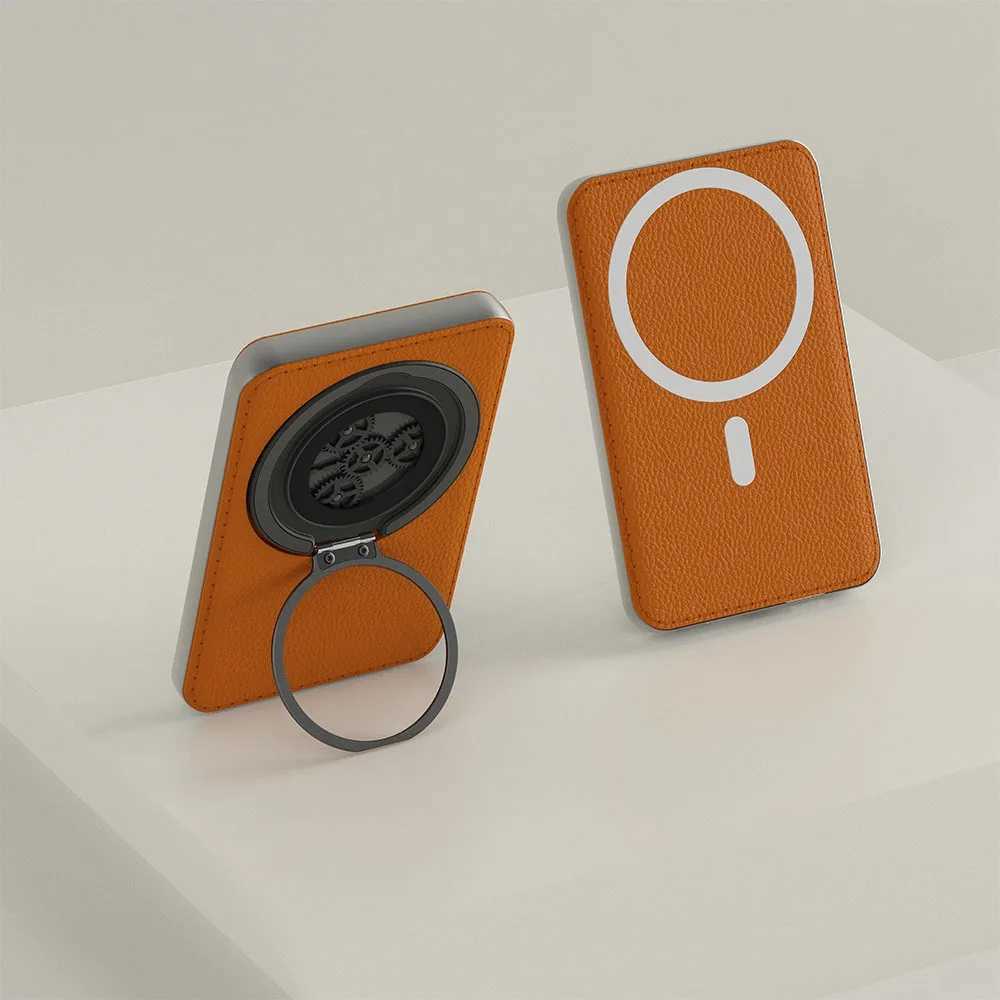 New Mechanical Style With Bracket 10000mah Power Bank For Magnetic Wireless Fast Charging Portable Battery For iPhone J251114