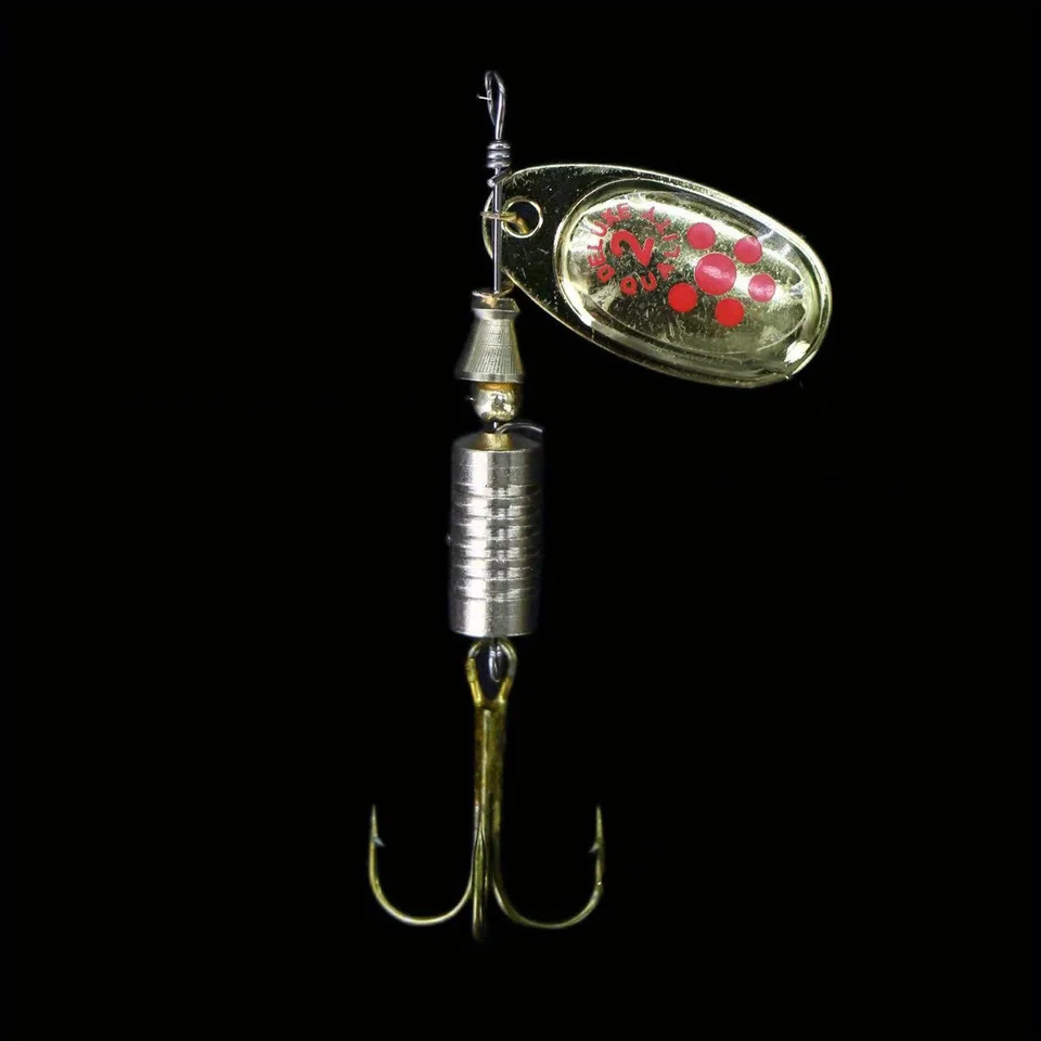 Spinner Baits Fishing Lures Treble Hook Metal Blade Spinners MultiColor Kit Bass Accessories 251022