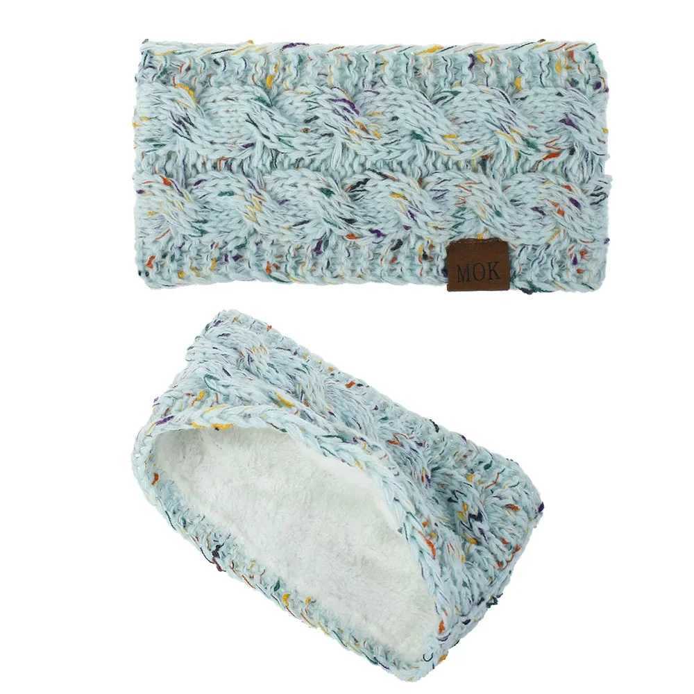 New Plush Headband Winter Warm Wide Elastic Hair Band Solid Wide Turban Ear Warmer Hairband Soft DIY Hair Accessories Headwear V251022