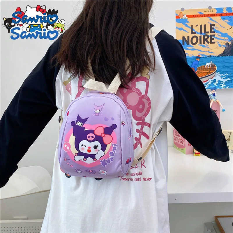 Sanrio Cartoon New Kindergarten and Primary School Class Bag Cute Backpack Fashionable Printed Large Capacity School Bag L251022
