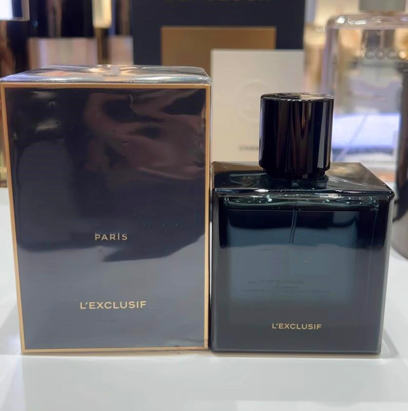 Paris L'Exclusif Parfum Cologne For Men Fragrance Blue EAU EDP Spray 3.3fl.oz/100ml Lasting Man Deodorant perfume