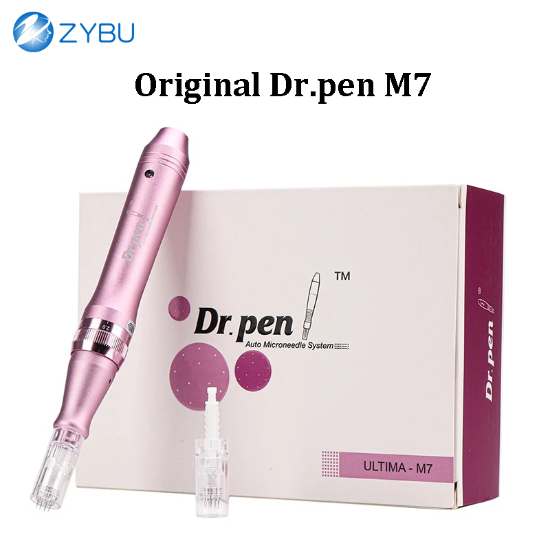 Dr.Pen Original M7 Electric Derma Pen With 2pcs Needles 12Pins Cartridges Professional Microneedling Machine Dr Pen Meso Tattoo Microblading MTS