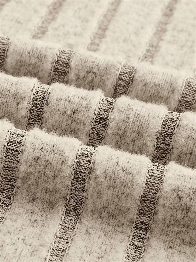 Casual Solid Color Ribbed Knit Pencil Skirt Women Autumn Spring High Waist Elegant Slim Fit Long Skirt Streetwear 251022