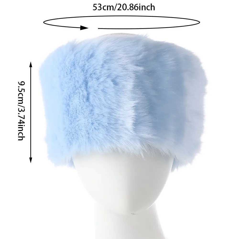Ski Snow Earwarmer Faux Fur Headband Women Earmuff Fluffy Russian Caps Outdoor Winter Hats V251022