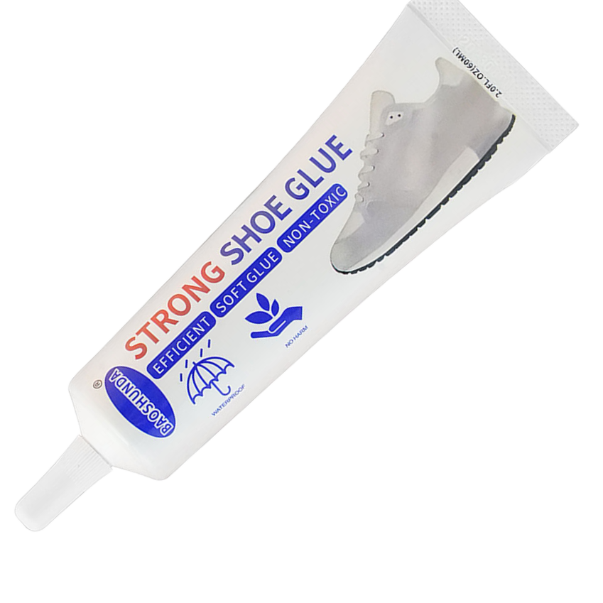 Baoshunda 60ml Strong Shoe Repair Glue, Instant-Dry Waterproof Fast Curing Adhesive for Sneakers Boots Heels Repair-bxj