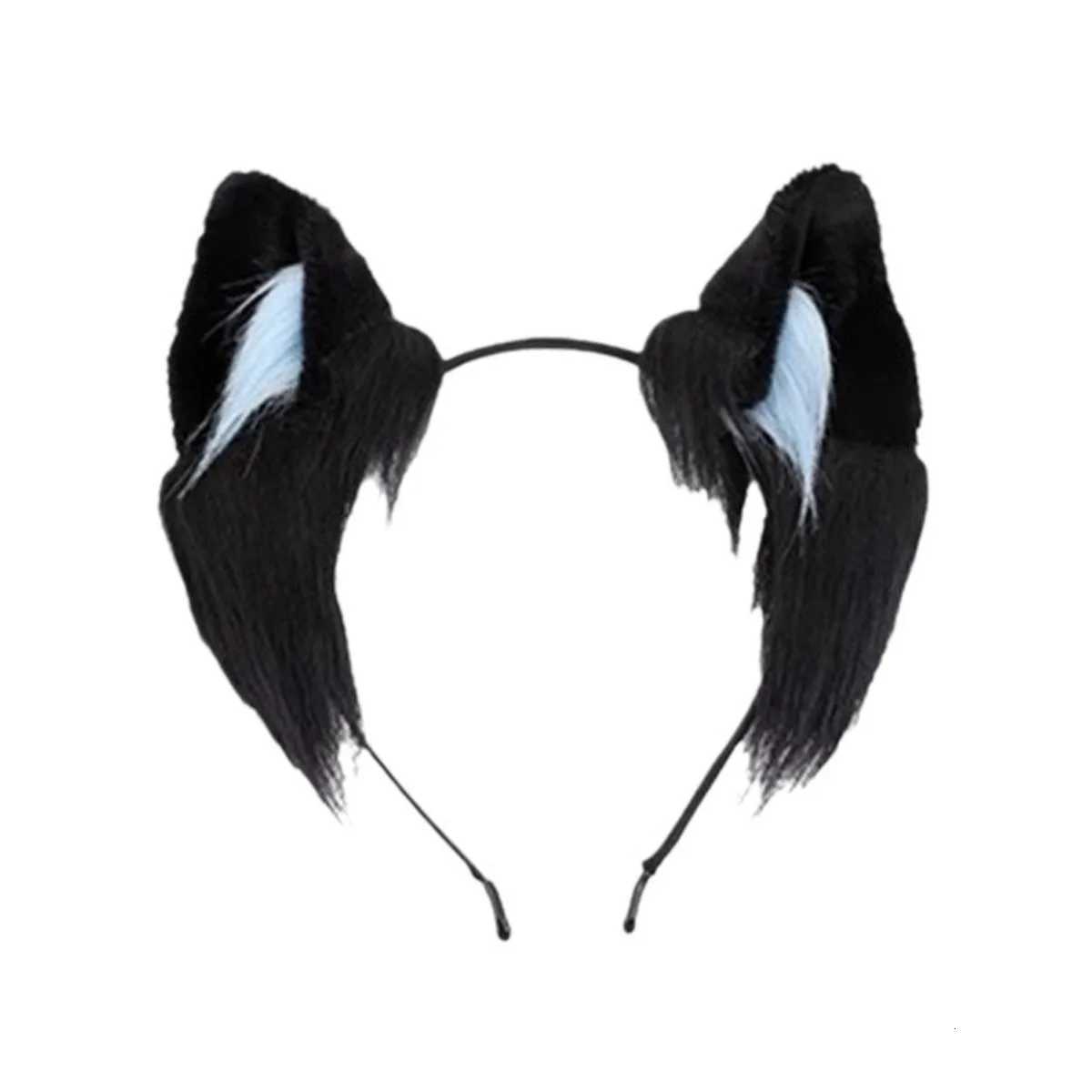 1pcs Cat ear headband Cute plush hairband Holiday dress up Christmas animal Ear hoop hair accessories V251022