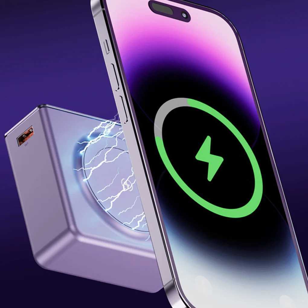 20000mAh Magnetic Powerbank for iPhone Mini Portable Charger 225W Power Bank Fast Charging Wireless Charge For Laptop IPhone J251114