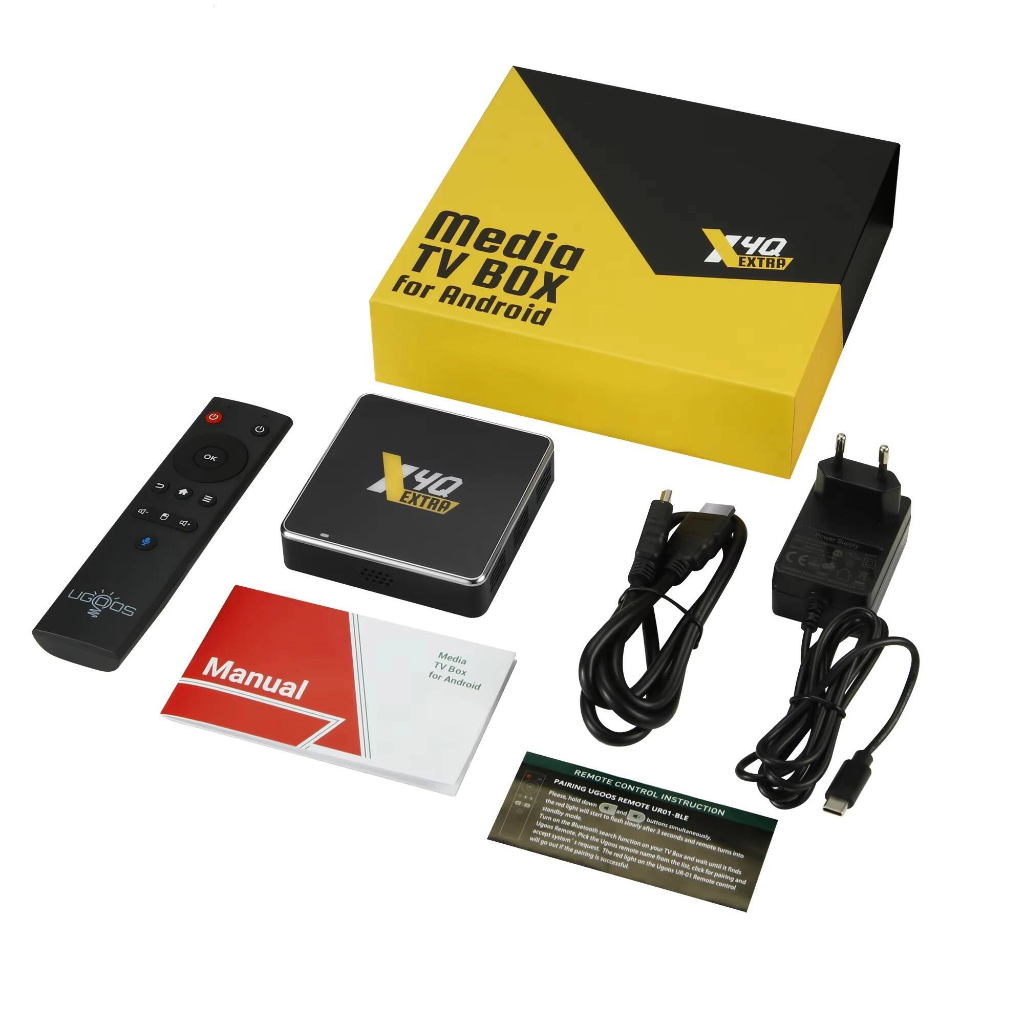 Smart TV Box Amlogic S905X4J Android 11 ARM CortexA55 LPDDR4 4GB 128GB 24G 5G WiFi BT51 Top Box VS X4Q Pro - view 6