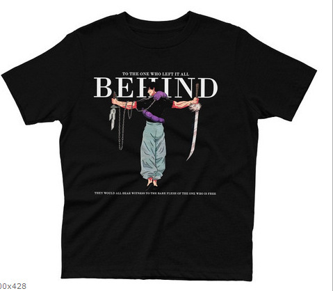 Euro Size Loose T-Shirt American Cartoon Print Cotton Short Sleeve - TT8741