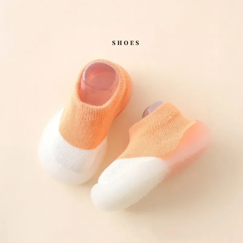 Baby Socks Shoes Infant Color Matching Cute Kids Boys Doll Soft Soled Child Floor Sneaker BeBe Toddler Girls First Walkers 251022