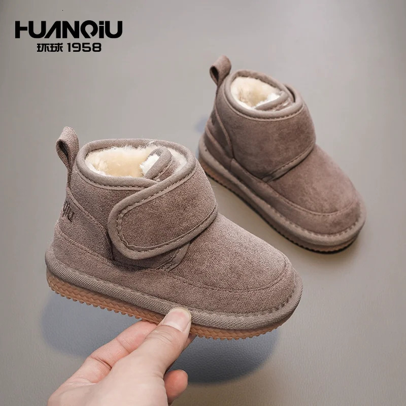 Babaya Baby Snow Boots Boys Plush Cotton Shoes for Kids Winter Children Girls Short Thickened 251022