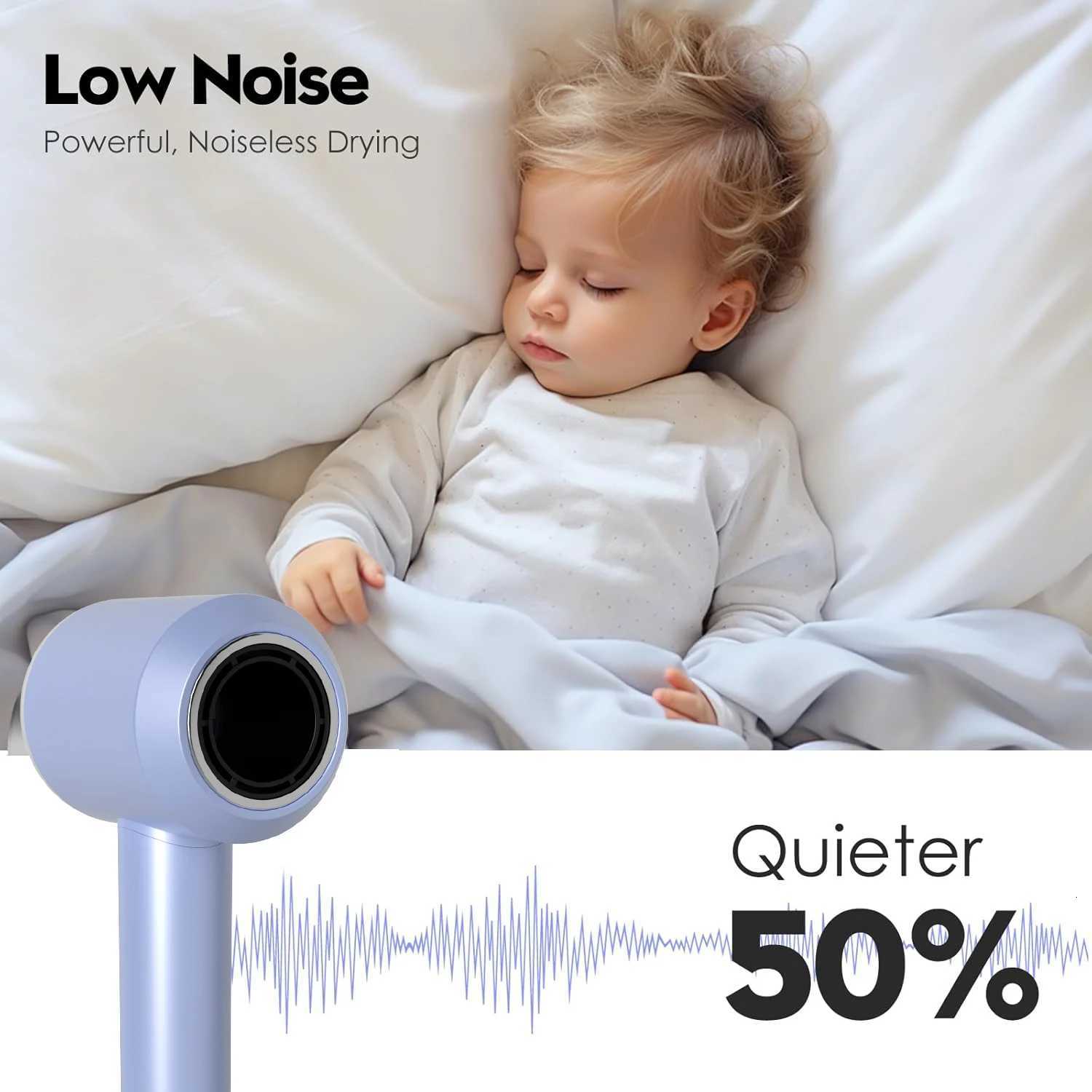 2025 New Professional Salon Hair Dryers Negative Ion Brushless Blower Dryer Smart LED High Speed Hair Dryer for Home TravelXJ251022