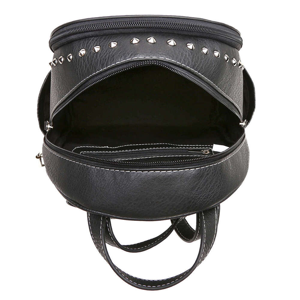 Gothic Skull Women Backpack With Matching Wallet Set