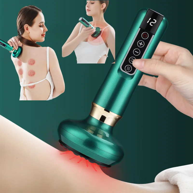 Anti Cellulite Infrared Thermo Shaping Electric Cupping Massager Suction Scraping Rechargeable Full Body Back Shoulder Slimming 251015